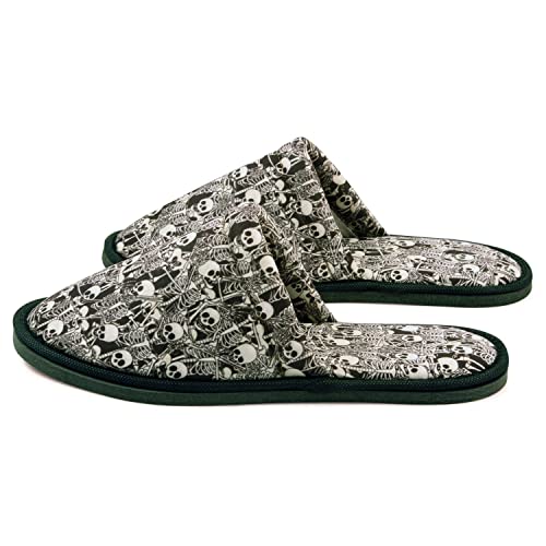 Men Skeleton Home Slippers Size 8 to 10