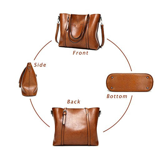 Women Top Handle Satchel Handbag - Free Shipping