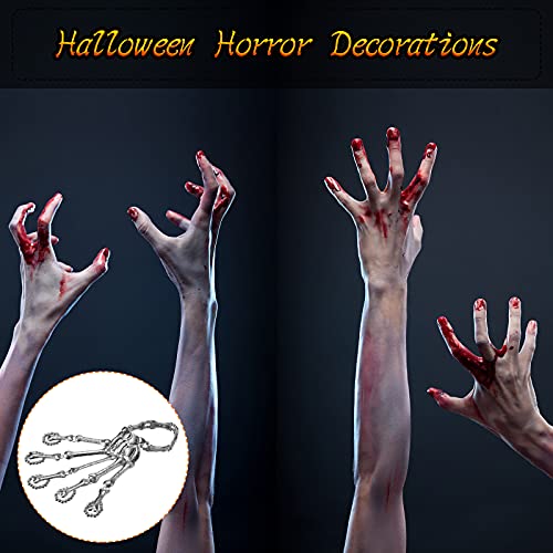 2 Pieces Skeleton Skull Finger Bracelet