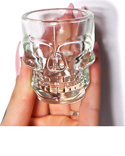 Set of 6 Skull Face Shot Glasses