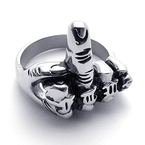 Unisex Middle Finger Ring