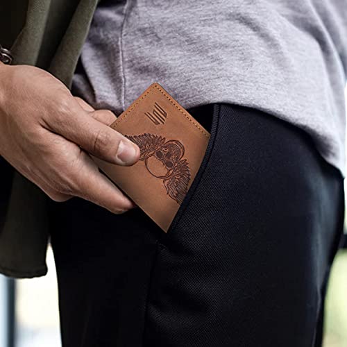 Men Skull Wallet 8 With Credit/Debit Card Pockets Or Slots