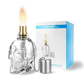 Skull Glass Decanter Lantern