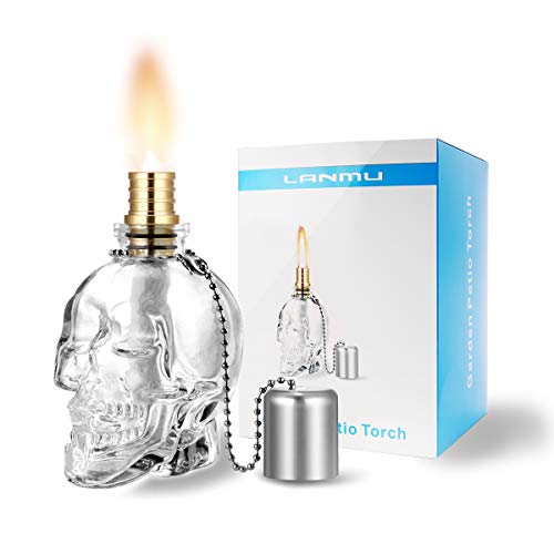 Skull Glass Decanter Lantern