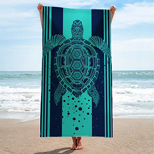Sea Turtle Microfiber Towel 31" x 60"