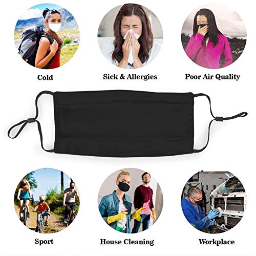 3PCS Skull Face Mask With 6 Filters