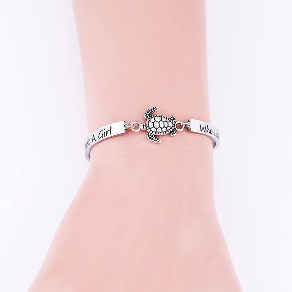 Sea Turtle Bracelet Turtle Lover Pendant Charm