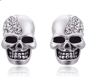 Retro Vintage Gothic Skull Earrings