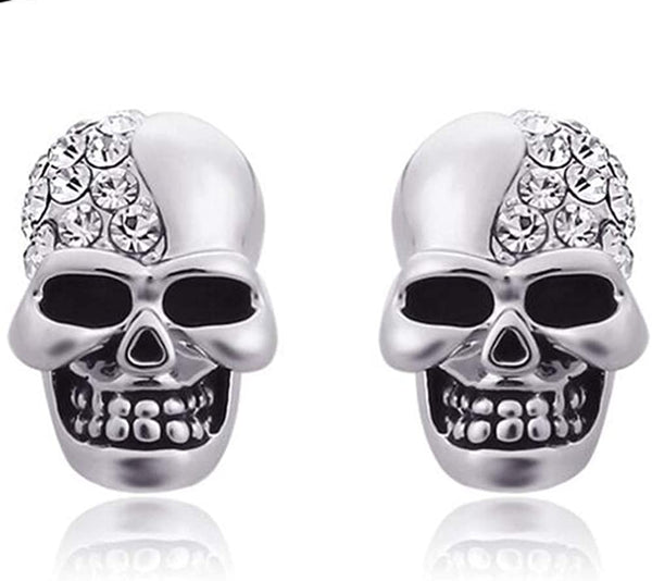 Retro Vintage Gothic Skull Earrings