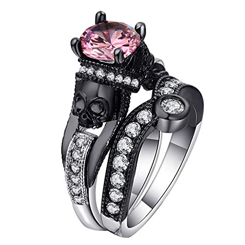 Gothic Skull Ring Goth Women Ring