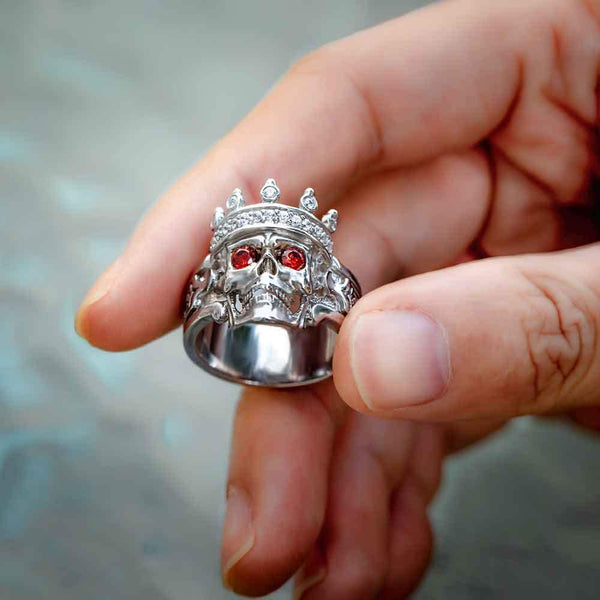 Skull King Ring For Men