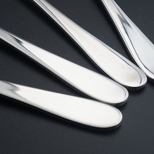 Set of 6 Stainless Steel Skull Spoon