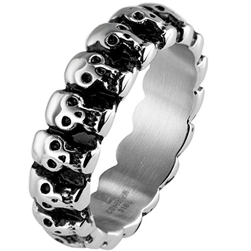 6mm Skull Head Ring