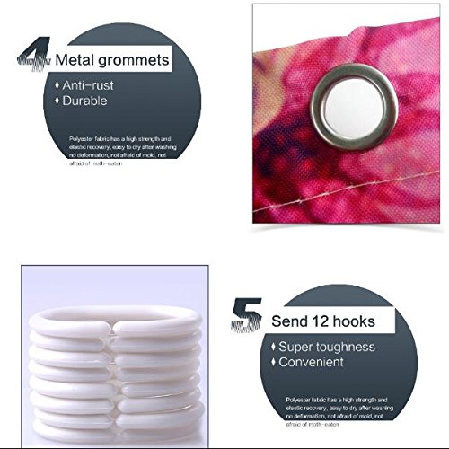 Water & Mildew Resistant Sea Turtle Shower Curtain