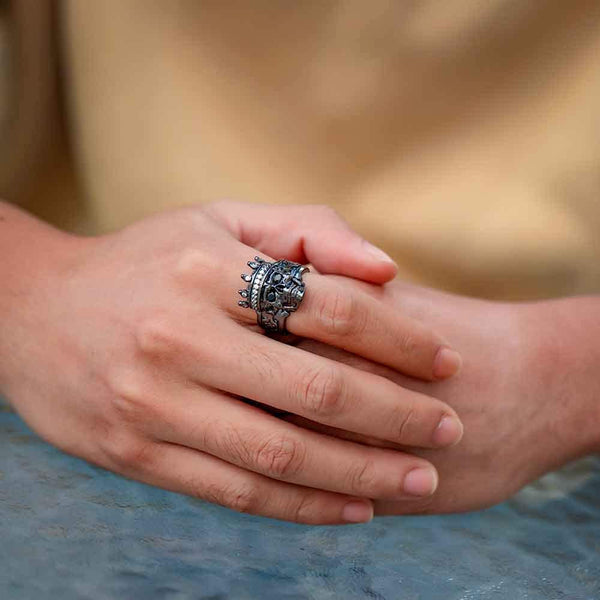 Skull King Ring For Men