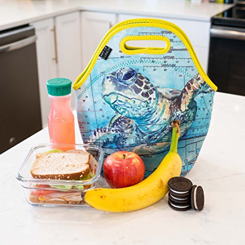 Sea Turtle Reusable Insulated Neoprene Lunch Bag