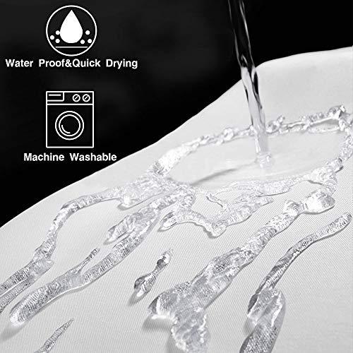 Skull Rose Shower Curtain Set with 12 Hooks