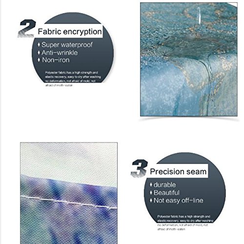 Water & Mildew Resistant Sea Turtle Shower Curtain