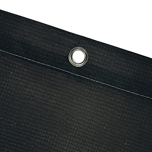 Black Shadowy Skull Shower Curtain