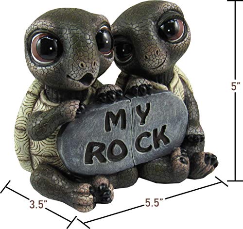 Turtle Couple Two-Piece Figurine 5.5-inch