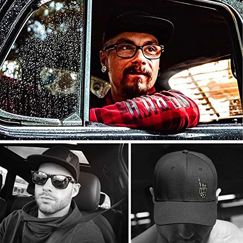 Skeleton Hand Snapback Hat