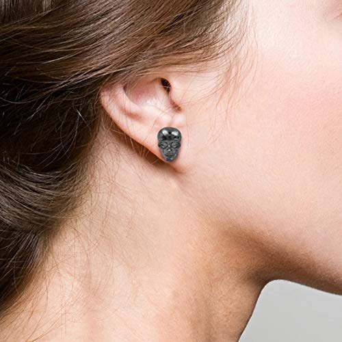 3 Pairs Gothic Skull Earrings