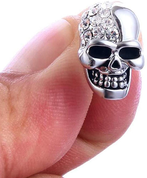 Retro Vintage Gothic Skull Earrings