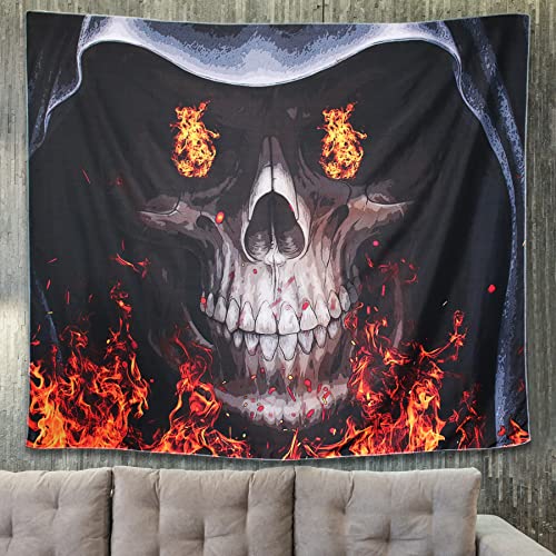 Skull Demon Slayer Tapestry 51"H X 59"L