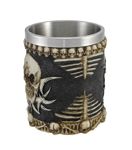 Gothic Tribal Skull Tankard Mug