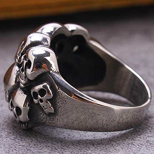 Stainless Steel Gothic Skull Vintage Ring