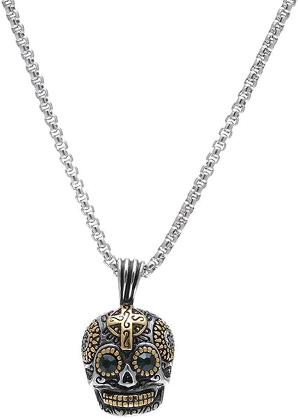 Gothic Skull Pendant Necklace