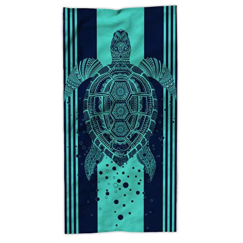 Sea Turtle Microfiber Towel 31" x 60"