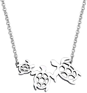 Turtle Family Necklace