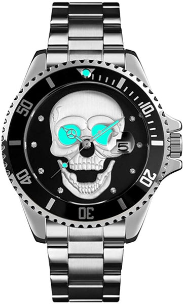 Men Skull Luminous Watch