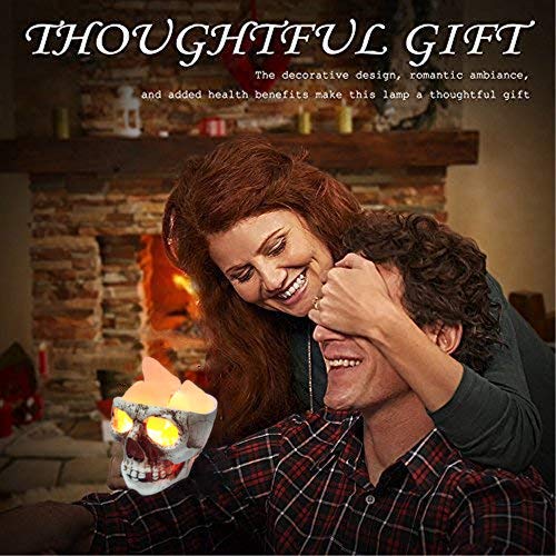 3D USB Himalayan Salt Skull Lamp