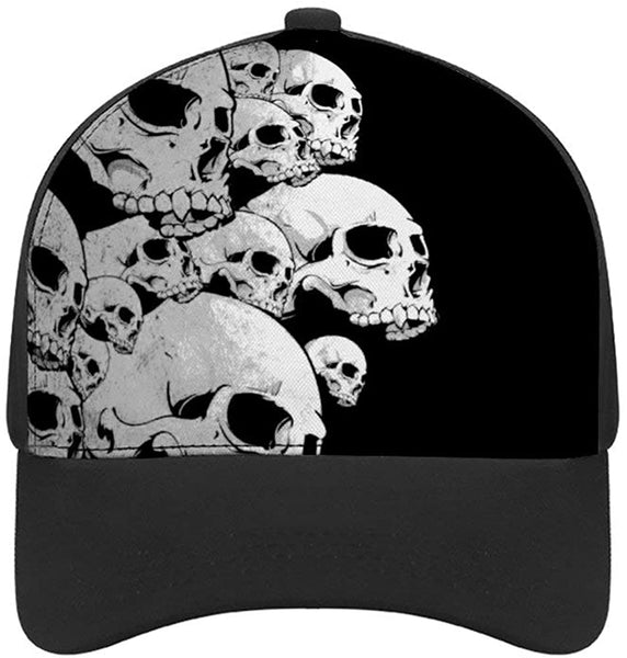 Skull Heads Adjustable Hat