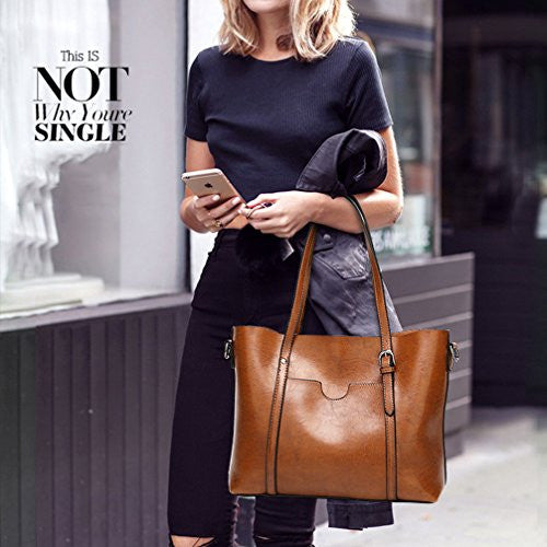 Women Top Handle Satchel Handbag - Free Shipping