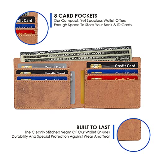 Men Skull Wallet 8 With Credit/Debit Card Pockets Or Slots