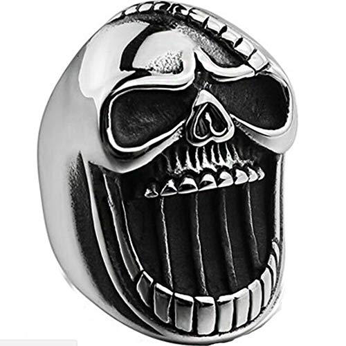 Stainless Steel Vintage Skull Bottle Opener Ring