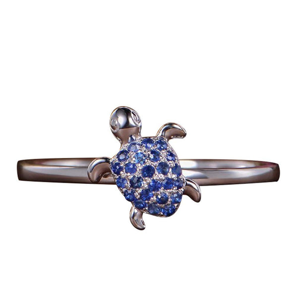Turtle Sapphire Ring
