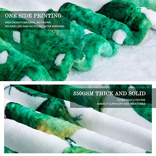 Sea Turtle Print Super Soft Throw Blanket 50x60in