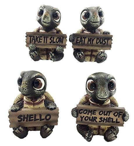 Sea Turtles Set of Four Figurines