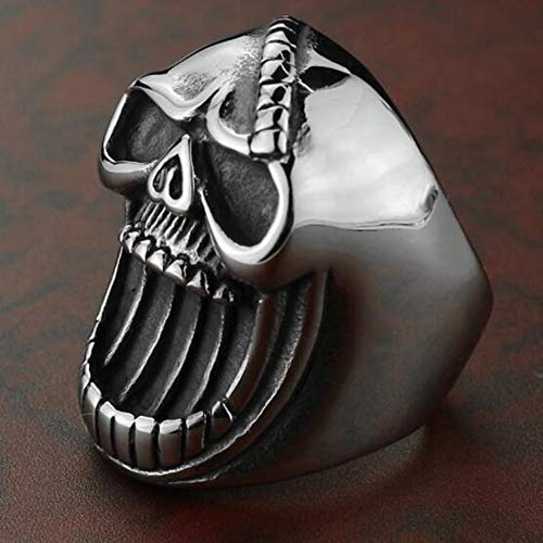 Stainless Steel Vintage Skull Bottle Opener Ring