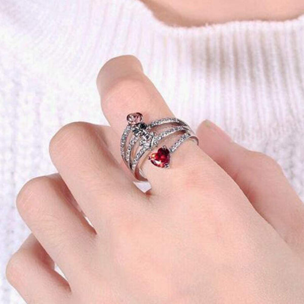 Skull Rose Ring