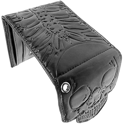 Men Skull Ribcage Bi Fold Wallet