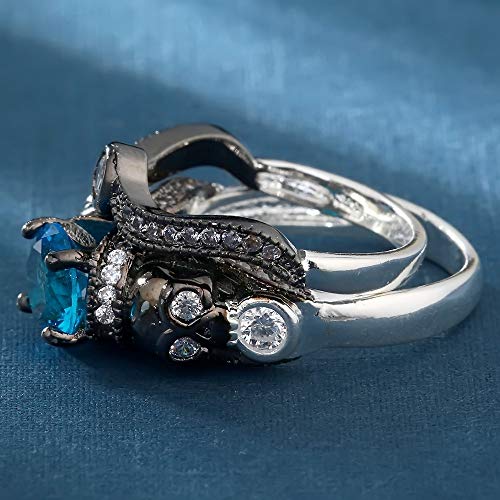 Gothic Skull Ring Goth Women Ring