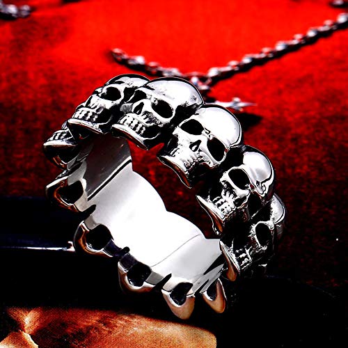 Gothic Skull Heads Ring