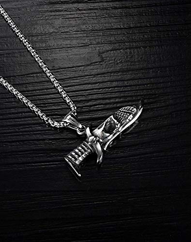 Skull Knife Necklace