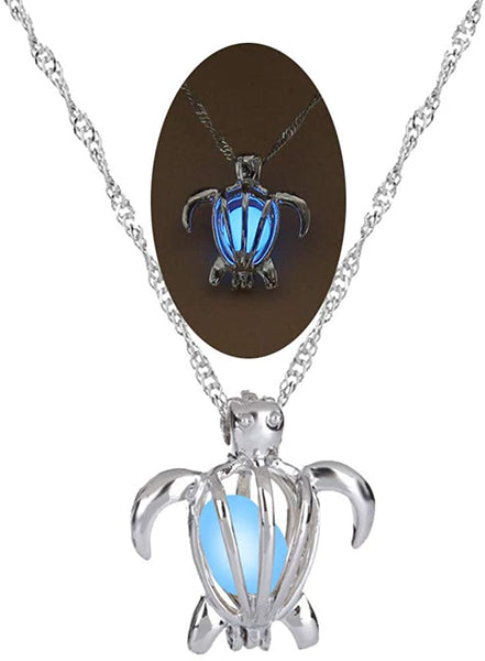 Luminous Glow Tortoise Turtle Necklace