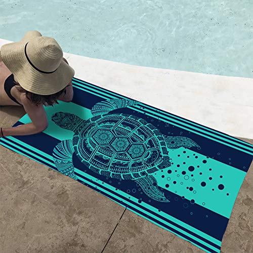 Sea Turtle Microfiber Towel 31" x 60"